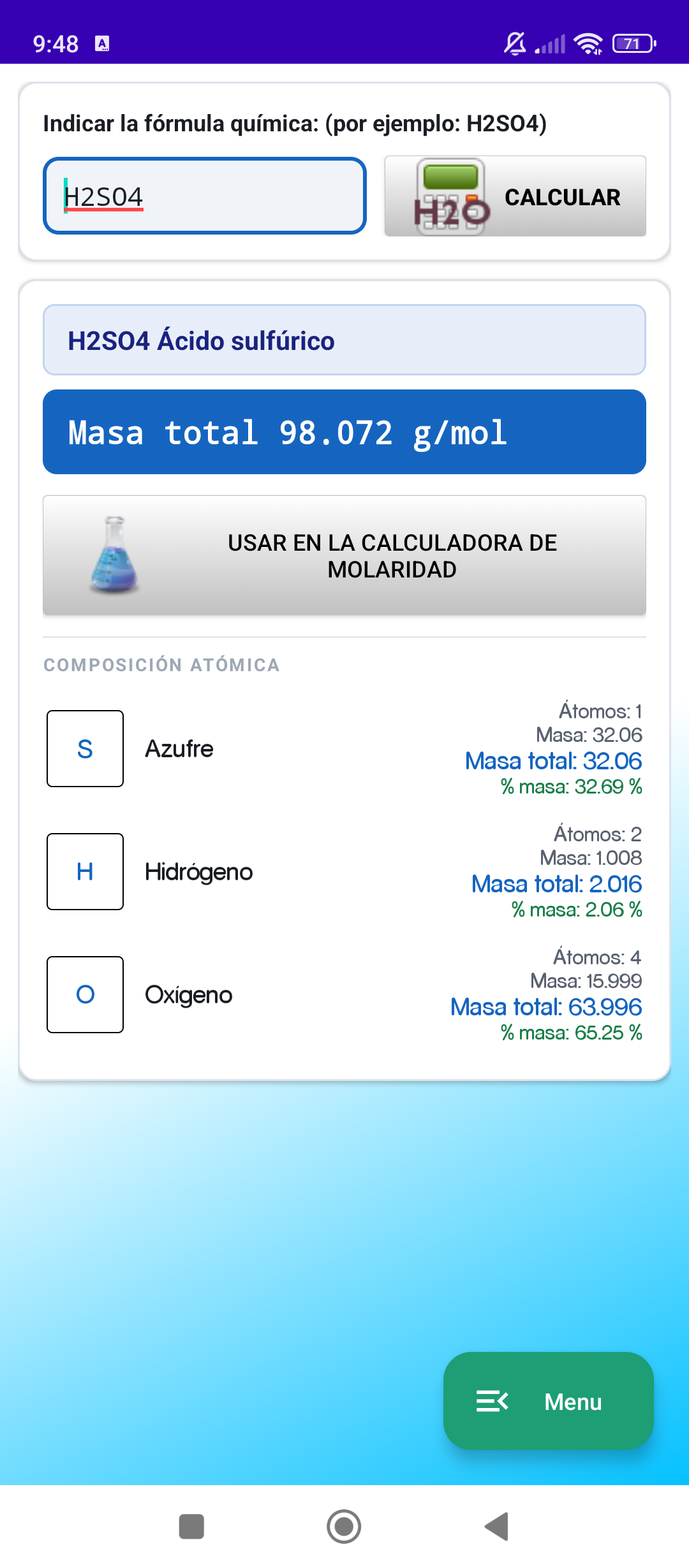 Calculadora pesos